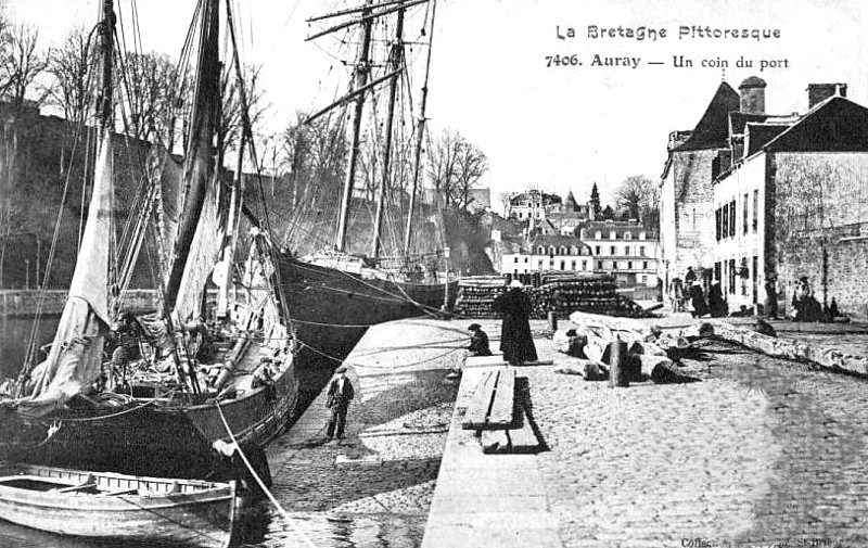 Port d'Auray (Bretagne).