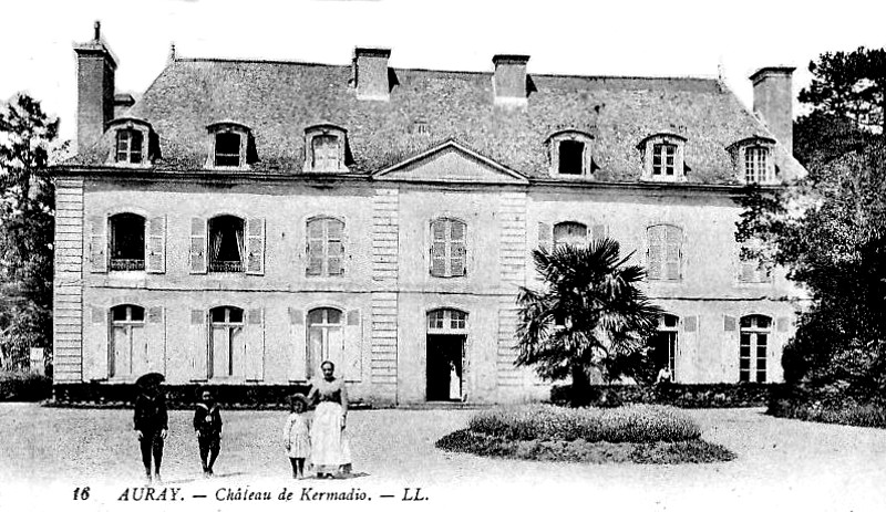 Château de Kermadio à Auray (Bretagne).