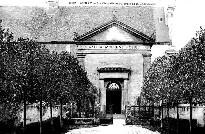 Chapelle sépulcrale de la Chartreuse à Auray (Bretagne).