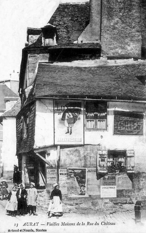 Vieille maison d'Auray (Bretagne).