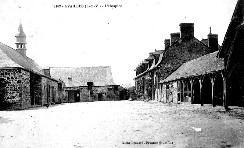Ville d'Availles-sur-Seiche (Bretagne).