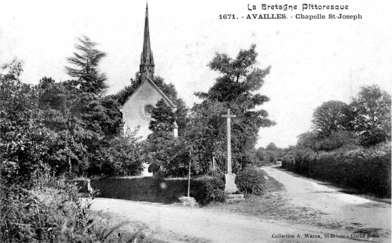 Chapelle Saint-Joseph d'Availles-sur-Seiche (Bretagne).