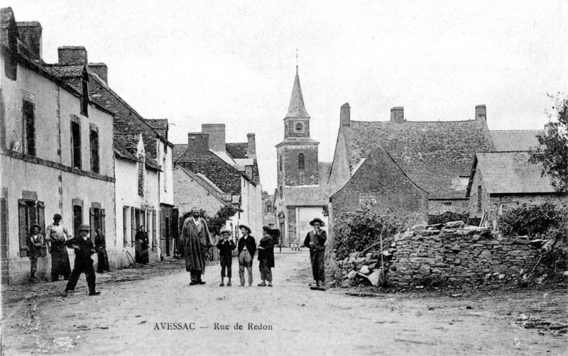 Ville d'Avessac (Bretagne).