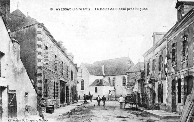 Ville d'Avessac (Bretagne).