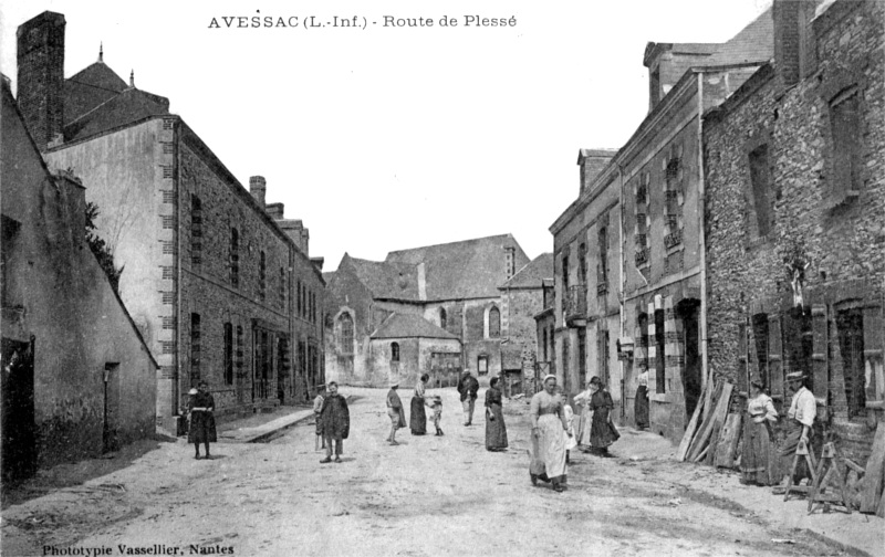 Ville d'Avessac (Bretagne).