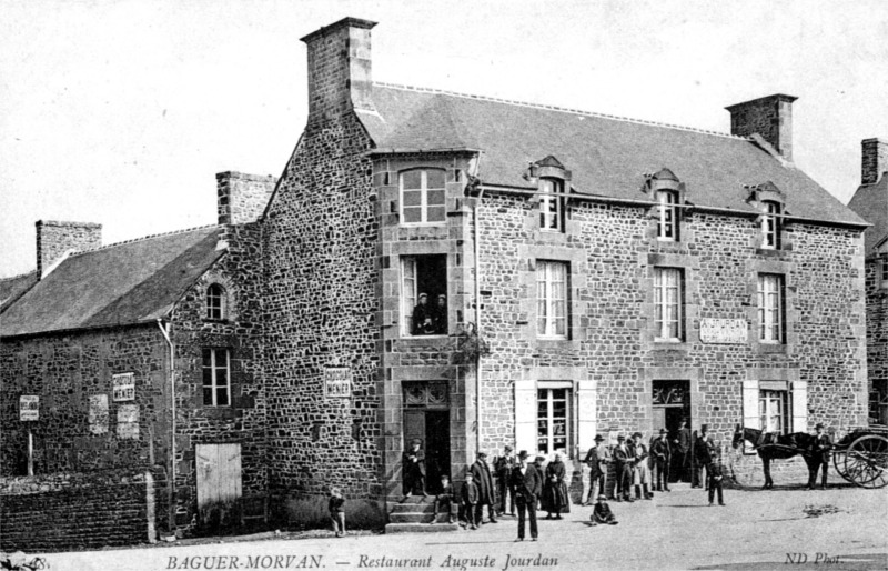 Ville de Baguer-Morvan (Bretagne).