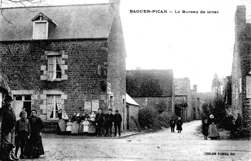 Ville de Baguer-Pican (Bretagne).
