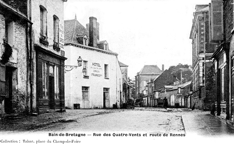 Ville de Bain-de-Bretagne (Bretagne).