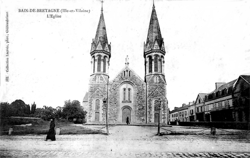 Eglise de Bain-de-Bretagne (Bretagne).