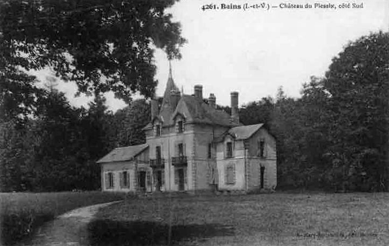 Chteau de Bains-sur-Oust (Bretagne).