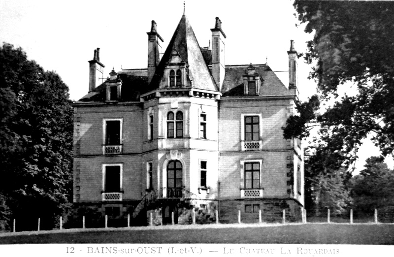 Chteau de Bains-sur-Oust (Bretagne).