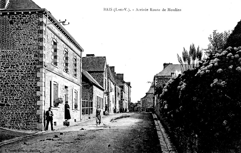 Ville de Bais (Bretagne).