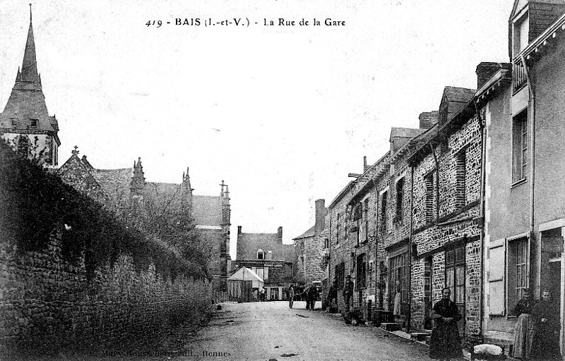 Ville de Bais (Bretagne).