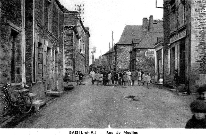 Ville de Bais (Bretagne).