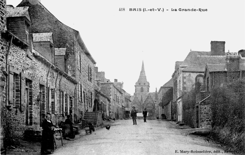 Ville de Bais (Bretagne).