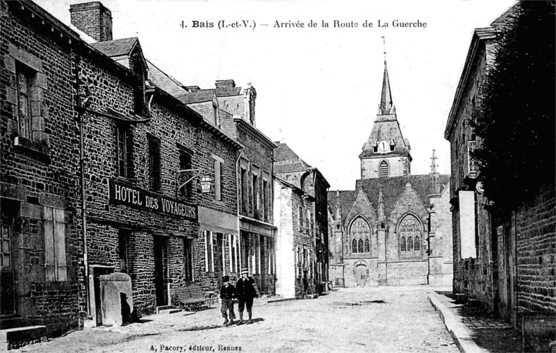Ville de Bais (Bretagne).