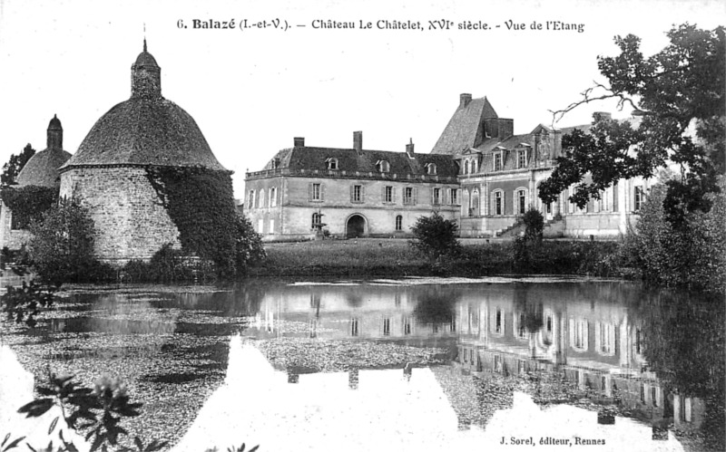 Chteau du Chtelet  Balaz (Bretagne).