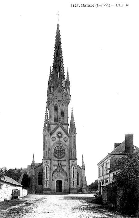 Eglise de Balaz (Bretagne).