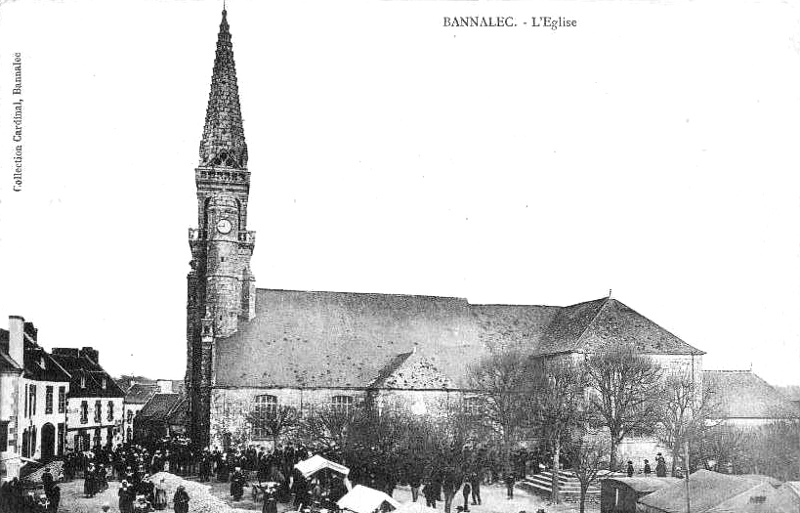 Eglise de Bannalec (Bretagne).