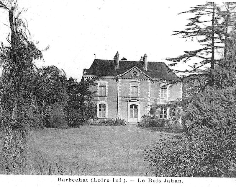 Chteau du Bois-Jahan  Barbechat (Bretagne).