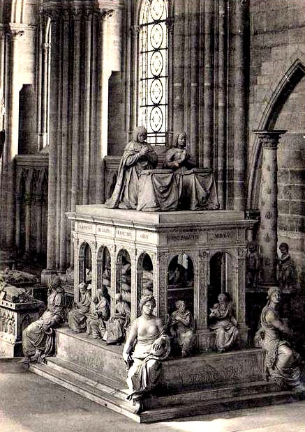 Basilique de Saint-Denis : tombeau de Louis XII et d'Anne de Bretagne