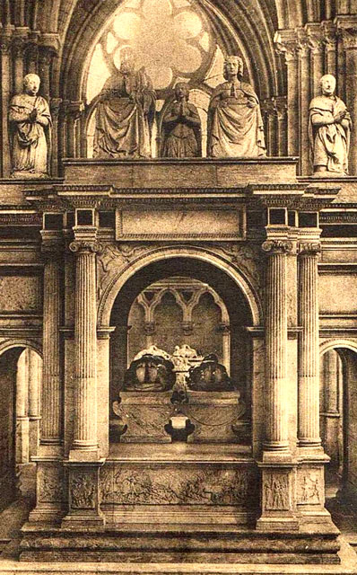 Basilique de Saint-Denis : tombeau de François Ier et de Claude de France