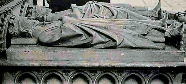 Basilique de Saint-Denis : tombeau de Charles Martel et de Clovis II