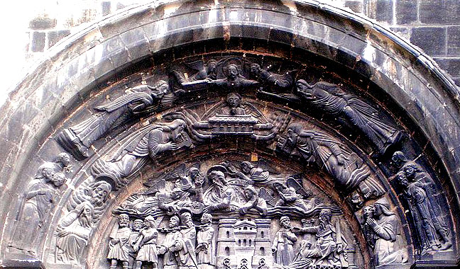Basilique de Saint-Denis : portail de gauche