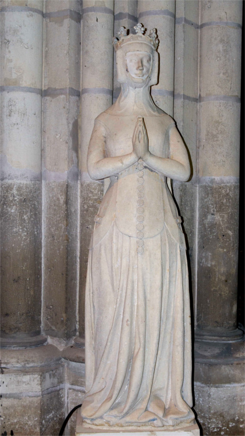 Basilique de Saint-Denis : monument de Batrice de Bourbon.