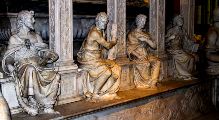 Tombeau d'Anne de Bretagne et de Louis XII dans la basilique de Saint-Denis (Paris).