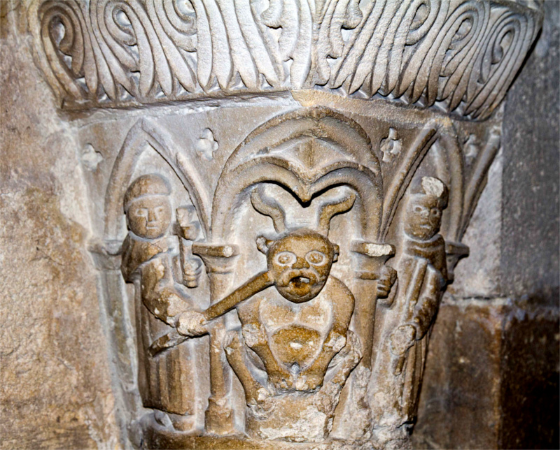 Crypte de la basilique de Saint-Denis (prs de Paris).