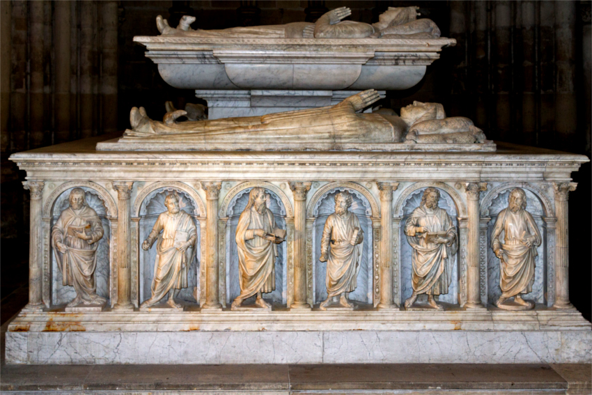 Basilique de Saint-Denis : monument des ducs d'Orlans.