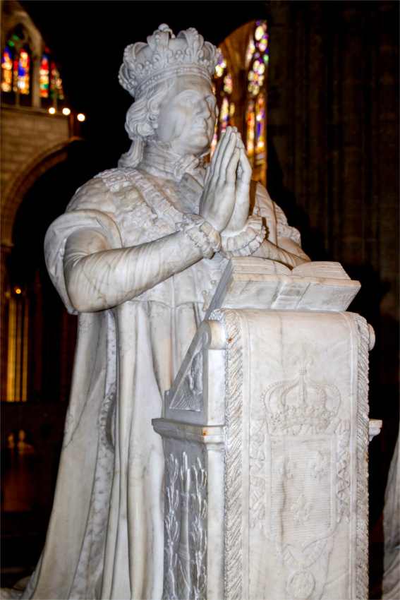 Basilique de Saint-Denis : Louis XVI (1754-1793), roi de France de 1774  1792.