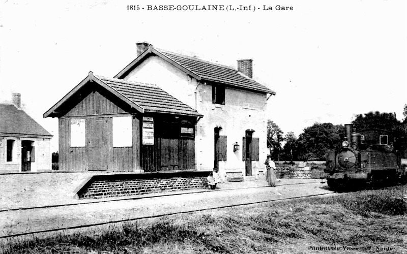 Gare de Basse-Goulaine (anciennement en Bretagne).