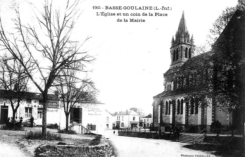 Ville de Basse-Goulaine (anciennement en Bretagne).