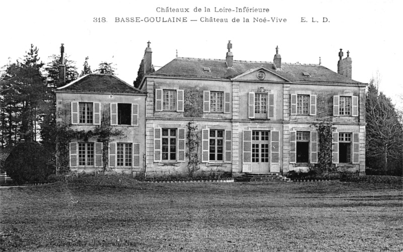Chteau de la No-Vive  Basse-Goulaine (anciennement en Bretagne).