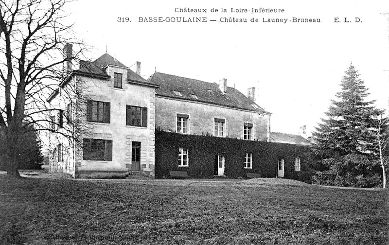 Chteau de Launay-Bruneau  Basse-Goulaine (anciennement en Bretagne).