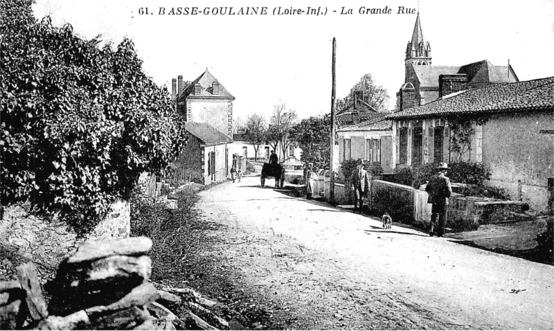 Ville de Basse-Goulaine (anciennement en Bretagne).