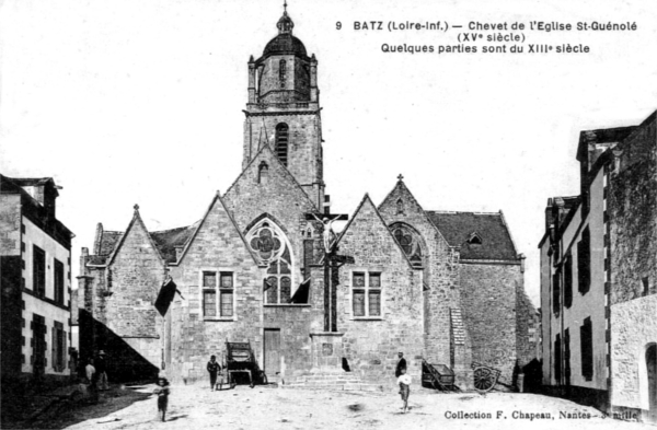 Batz-sur-Mer : glise saint Gunol (Bretagne).