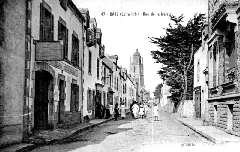 Ville de Batz-sur-Mer (anciennement en Bretagne).
