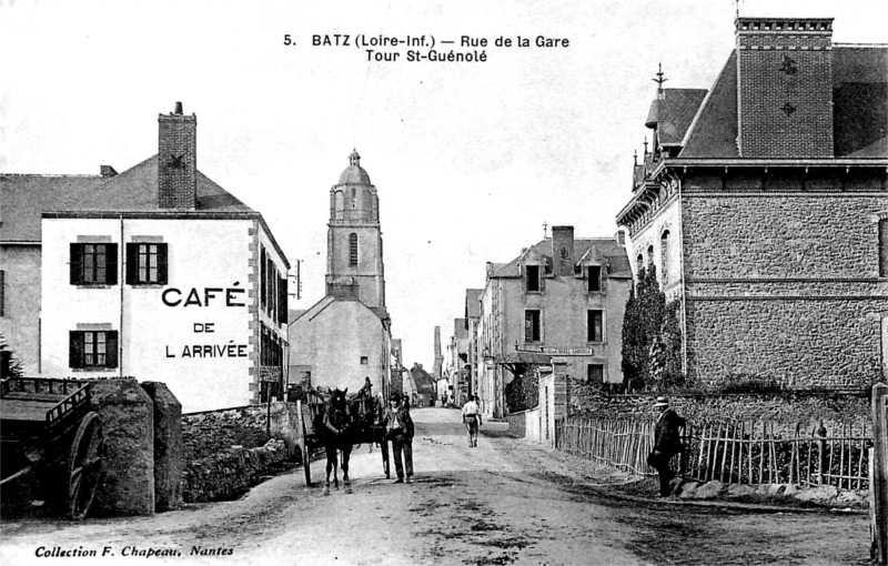 Ville de Batz-sur-Mer (anciennement en Bretagne).