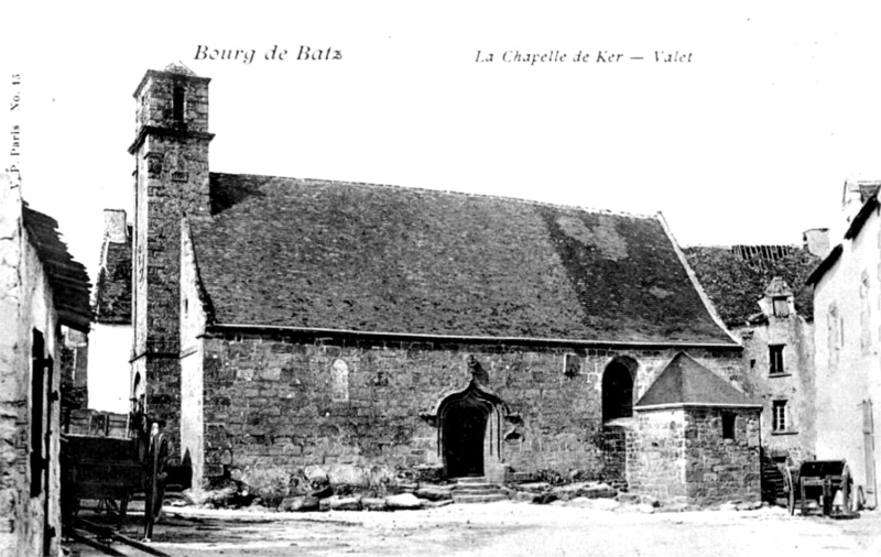 Chapelle de Kervalet  Batz-sur-Mer (anciennement en Bretagne).