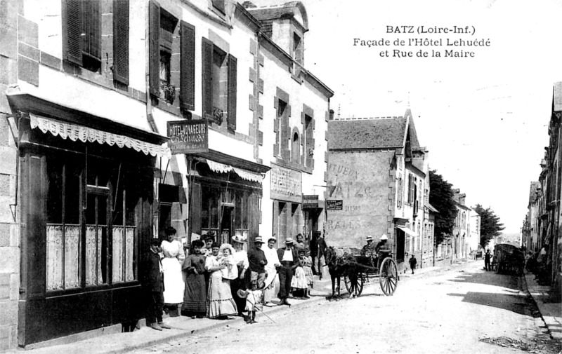 Ville de Batz-sur-Mer (anciennement en Bretagne).