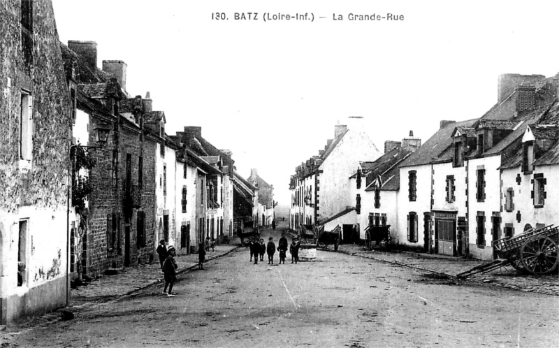 Ville de Batz-sur-Mer (anciennement en Bretagne).