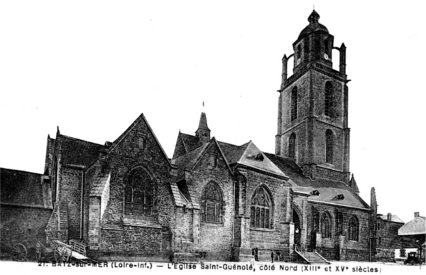 Batz-sur-Mer : glise saint Gunol (Bretagne).