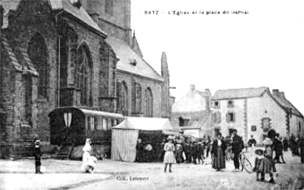 Batz-sur-Mer : glise saint Gunol (Bretagne).