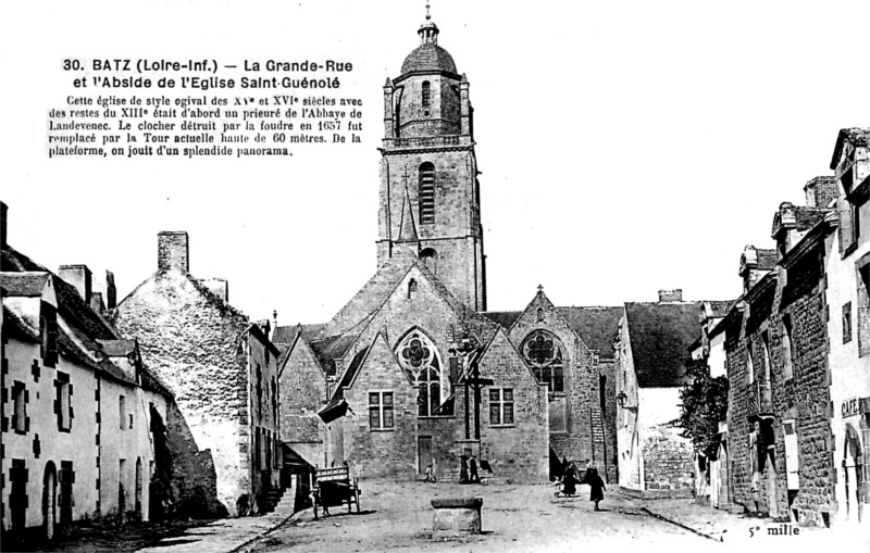 Eglise de Batz-sur-Mer (anciennement en Bretagne).