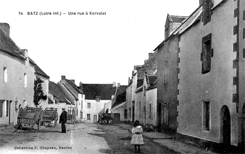 Ville de Batz-sur-Mer (anciennement en Bretagne).