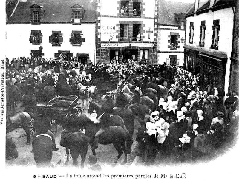 Ville de Baud (Morbihan-Bretagne).