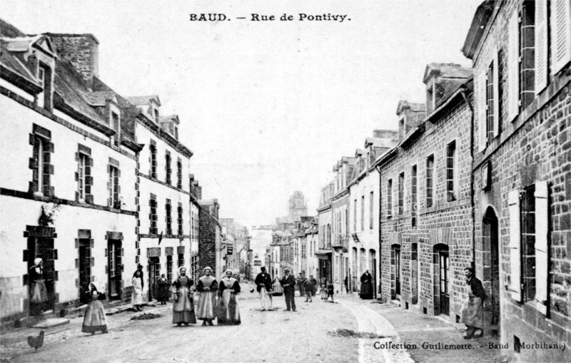 Ville de Baud (Morbihan-Bretagne).